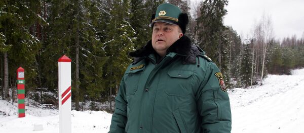 На границе Латвии и России - Sputnik Латвия