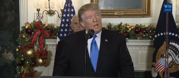 Trampa lēmums atzīt Jeruzālemi par Izraēlas galvaspilsētu sadusmojis pusi pasaules - Sputnik Latvija