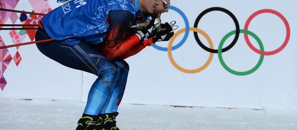 Российские лыжники Российские лыжники - Sputnik Латвия