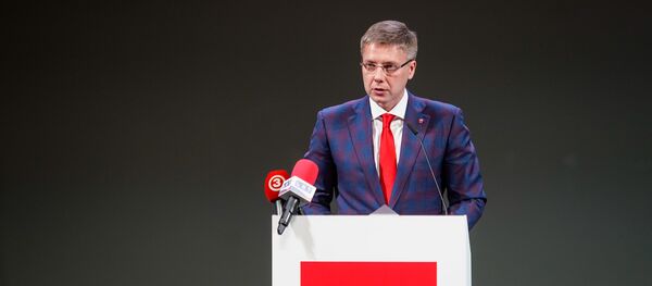 Нил Ушаков на съезде партии Согласие Нил Ушаков на съезде партии Согласие - Sputnik Latvija