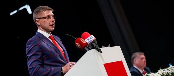Rīgas mērs Nils Ušakovs Rīgas mērs Nils Ušakovs - Sputnik Latvija