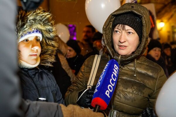 Акция в защиту русских школ в Риге, 14 декабря 2017 года - Sputnik Латвия