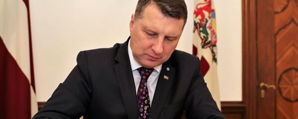 Президент Латвии Раймондс Вейонис Президент Латвии Раймондс Вейонис - Sputnik Latvija
