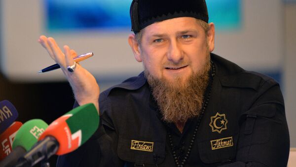 Čečenijas Republikas vadītājs Ramzans Kadirovs - Sputnik Latvija
