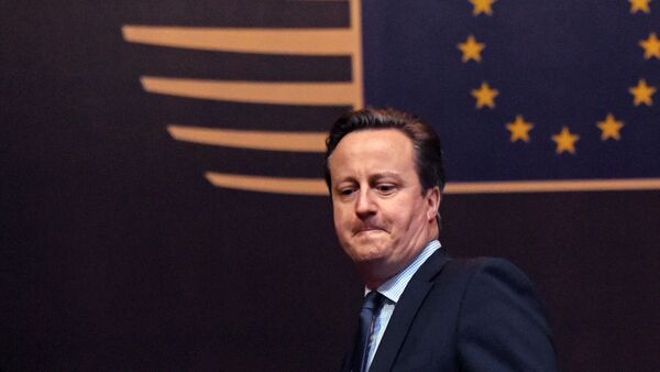Саммит в Брюсселе, премьер-министр Великобритании Дэвид Кэмерон - Sputnik Латвия