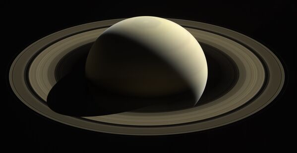 Снимок планеты Сатурн, сделанный зондом Кассини - Sputnik Латвия