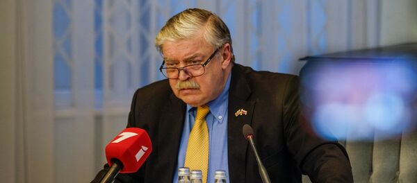 Пресс-конференция посла РФ в Латвии Евгения Лукьянова Пресс-конференция посла РФ в Латвии Евгения Лукьянова - Sputnik Латвия