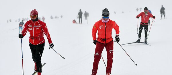 Тренировочный сбор сборной России по лыжным гонкам - Sputnik Латвия