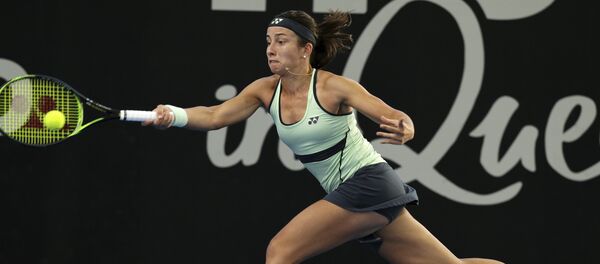 Латвийская теннисистка Анастасия Севастова в четвертьфинале турнира WTA в австралийском Брисбене, 04.01.2018 г. - Sputnik Латвия