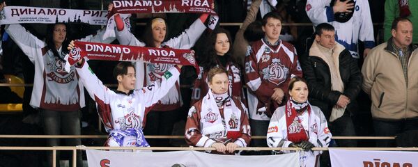 Болельщики ХК Динамо (Рига) - Sputnik Латвия