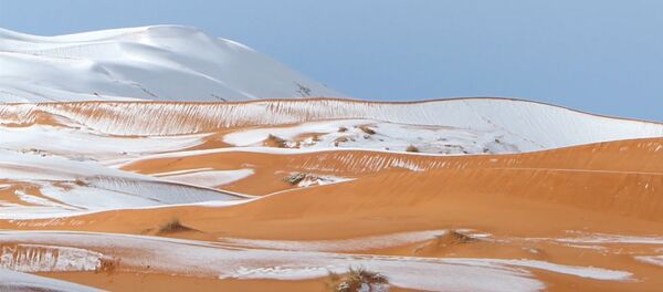 В пустыне Сахара второй год подряд выпал снег - Sputnik Латвия
