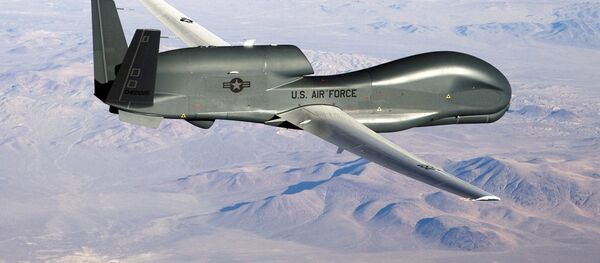 Беспилотный летательный аппарат НАТО RQ-4 Global Hawk Беспилотный летательный аппарат НАТО RQ-4 Global Hawk - Sputnik Latvija