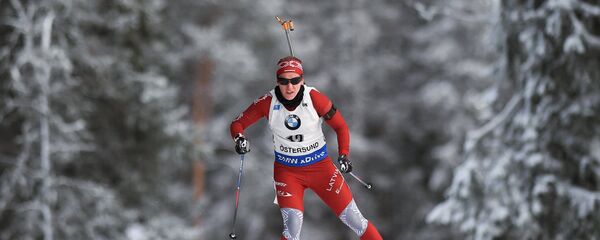 Латвийская биатлонистка Байба Бендика - Sputnik Латвия