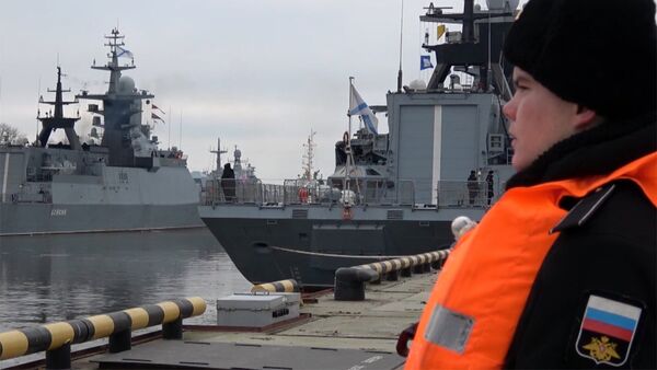 Корабли Балтфлота вернулись на базу после морского похода - Sputnik Latvija