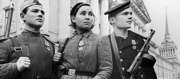 Защитники Ленинграда во время блокады - Sputnik Латвия