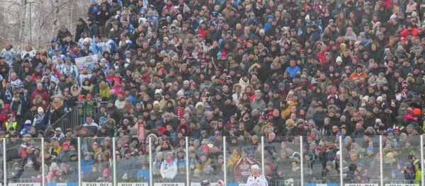 Матч Динамо Рига - Динамо Минск 20 января 2018 года - Sputnik Латвия