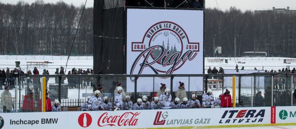 Матч Динамо (Рига) - Динамо (Минск) 20 января 2018 года - Sputnik Латвия