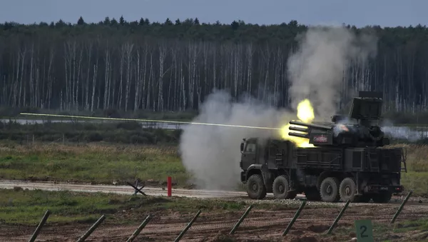 Зенитный ракетно-пушечный комплекс Панцирь-С1 - Sputnik Latvija