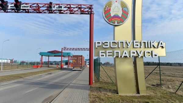 Погранпереход Григоровщина на белорусско-латвийской границе. - Sputnik Latvija