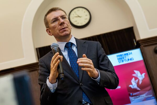 Министр иностранных дел Латвии Эдгарс Ринкевичс - Sputnik Латвия