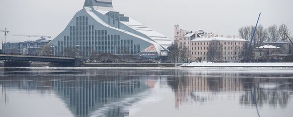 Здание Латвийской Национальной библиотеки в Риге - Sputnik Латвия