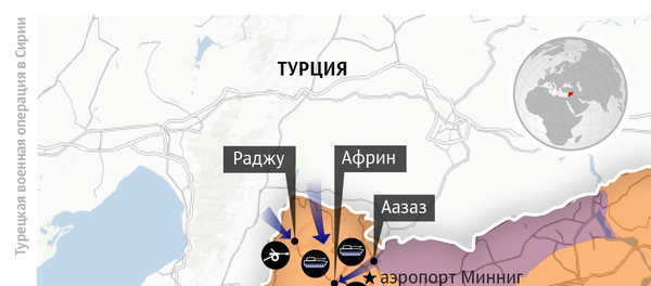 Турецкая военная операция в Сирии - Sputnik Латвия