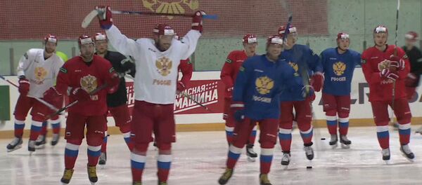 Сборная России по хоккею готовится к Олимпиаде-2018 - Sputnik Латвия