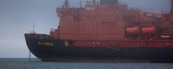 Северный морской путь. Ледокол 50 лет Победы - Sputnik Латвия