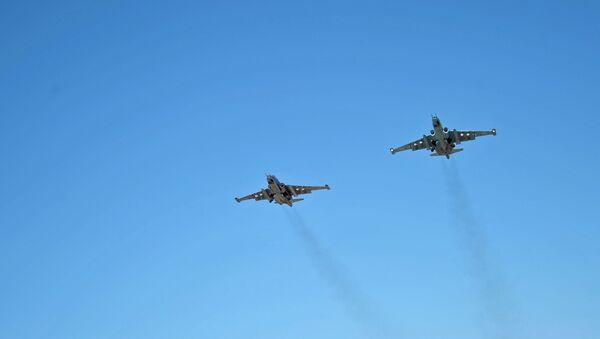 Российская боевая авиация на авиабазе Хмеймим в Сирии - Sputnik Латвия