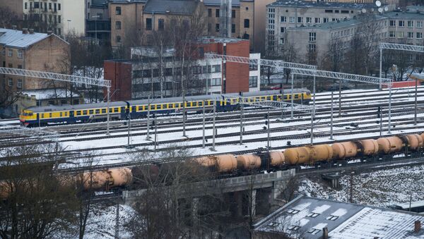 Подъездные пути Рижского железнодорожного вокзала - Sputnik Латвия