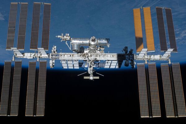 Вид на МКС - Sputnik Латвия