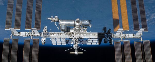 Вид на МКС  - Sputnik Latvija