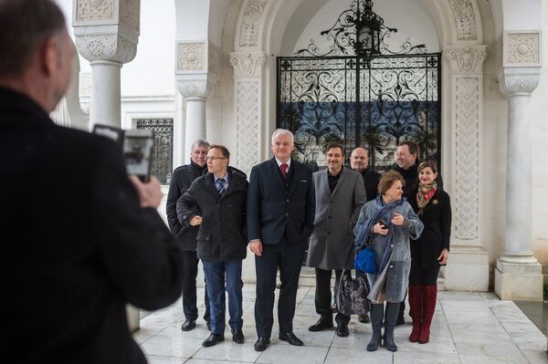 Vācu delegācijas vizīte Krimā - Sputnik Latvija