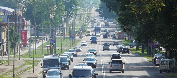 Даугавпилс. Улица 18 новембра (18 ноября) Даугавпилс. Улица 18 новембра (18 ноября) - Sputnik Latvija