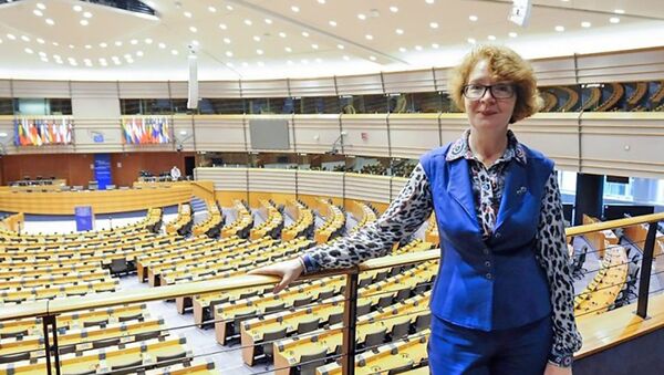 Яна Тоом в Европарламенте - Sputnik Latvija