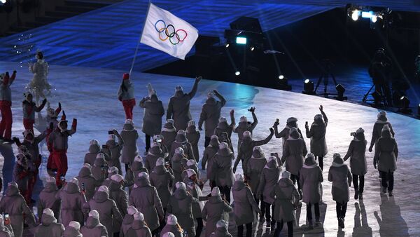 Церемония открытия XXIII зимних Олимпийских игр - Sputnik Latvija