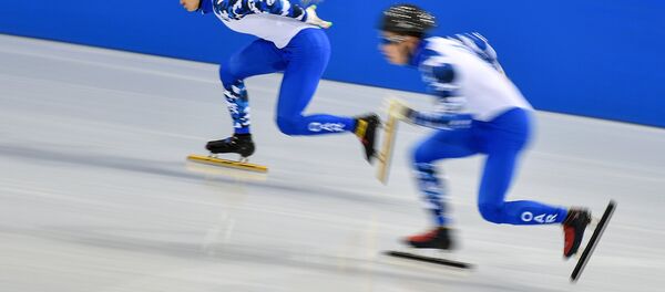Олимпиада 2018. Шорт-трек. Тренировки - Sputnik Латвия