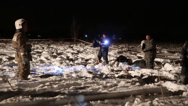 Крушение пассажирского самолета в Московской области - Sputnik Латвия