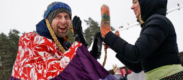 Метени - латышский народный праздник проводов зимы в Латвийском этнографическом музее - Sputnik Латвия