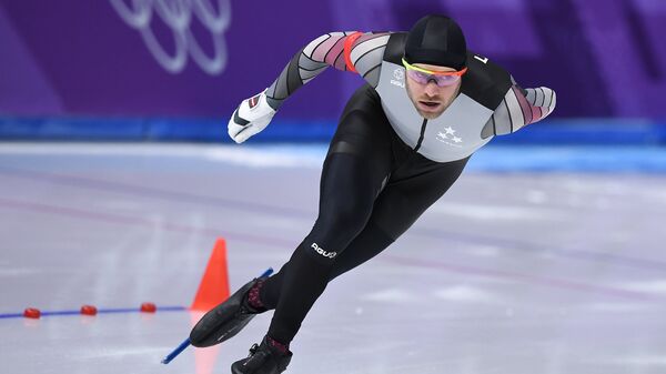Конькобежец Харальдс Силовс на XXIII зимних Олимпийских играх в Пхенчхане - Sputnik Латвия