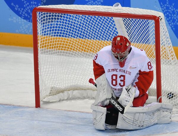 Олимпиада 2018. Хоккей. Мужчины. Матч Словакия - Россия - Sputnik Латвия