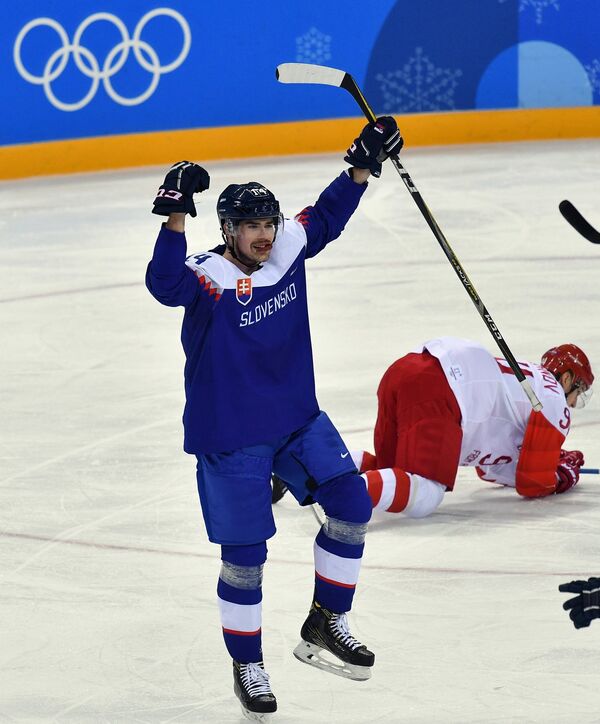 Олимпиада 2018. Хоккей. Мужчины. Матч Словакия - Россия - Sputnik Латвия