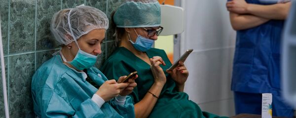 Операционная в больнице им. Паула Страдиня Операционная в больнице им. Паула Страдиня - Sputnik Latvija