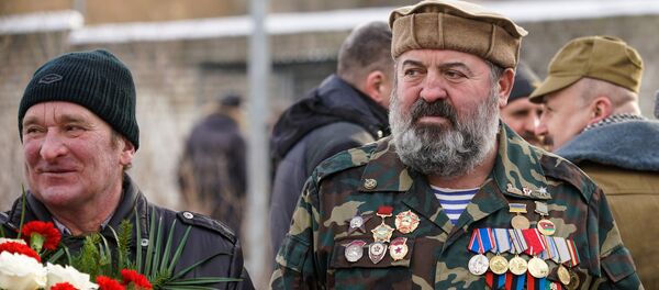 Ветераны-афганцы собрались у памятника воинам-интернационалистам - Sputnik Латвия
