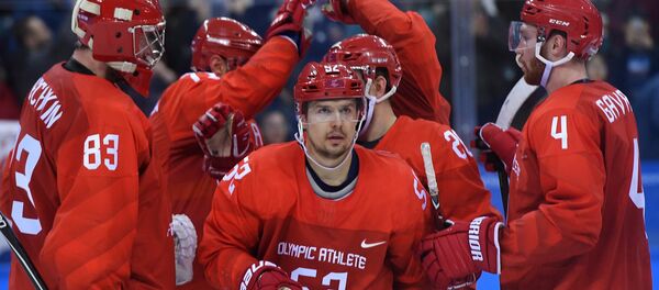 Олимпиада 2018. Хоккей. Мужчины. Матч Россия - США - Sputnik Латвия