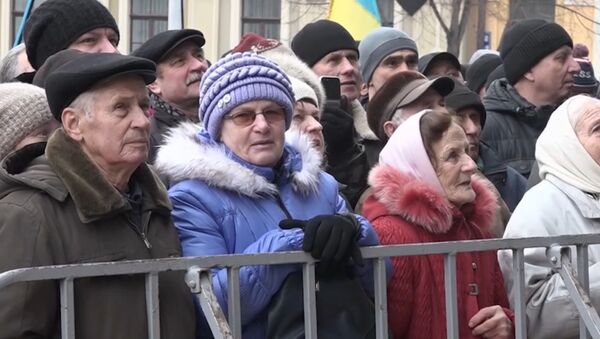 Марш за импичмент Порошенко в Киеве - Sputnik Латвия