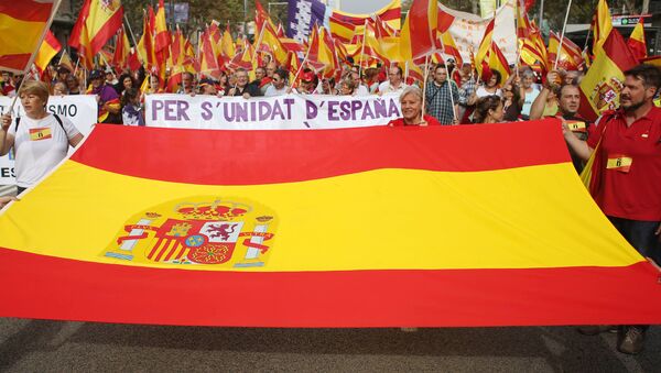 Празднование Дня Испании в Барселоне - Sputnik Латвия