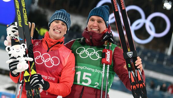 Олимпиада 2018. Лыжные гонки. Мужчины. Командный спринт - Sputnik Латвия