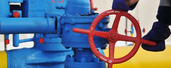 Gāzes sadales stacijas cauruļvada ventilis Gāzes sadales stacijas cauruļvada ventilis - Sputnik Latvija