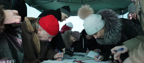 Митинг в защиту образования на русском языке в Латвии. Рига, 24 февраля 2018 г. - Sputnik Латвия